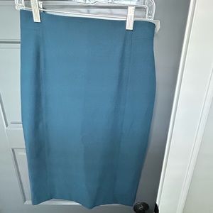 Ann Taylor teal blue / green high-waisted pencil skirt sz 4  new with tags